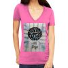 Tultex 214 - Ladies' Slim Fit Fine Jersey V-Neck Thumbnail