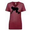 Next Level Apparel 1540 - Ladies' Ideal V-Neck Thumbnail