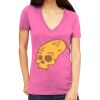 Tultex 214 - Ladies' Slim Fit Fine Jersey V-Neck Thumbnail