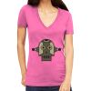 Tultex 214 - Ladies' Slim Fit Fine Jersey V-Neck Thumbnail