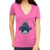 Tultex 214 - Ladies' Slim Fit Fine Jersey V-Neck Thumbnail