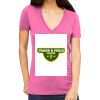 Tultex 214 - Ladies' Slim Fit Fine Jersey V-Neck Thumbnail