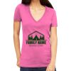 Tultex 214 - Ladies' Slim Fit Fine Jersey V-Neck Thumbnail