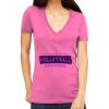 Tultex 214 - Ladies' Slim Fit Fine Jersey V-Neck Thumbnail