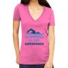 Tultex 214 - Ladies' Slim Fit Fine Jersey V-Neck Thumbnail