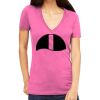 Tultex 214 - Ladies' Slim Fit Fine Jersey V-Neck Thumbnail
