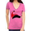 Tultex 214 - Ladies' Slim Fit Fine Jersey V-Neck Thumbnail