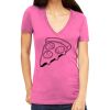 Tultex 214 - Ladies' Slim Fit Fine Jersey V-Neck Thumbnail