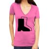 Tultex 214 - Ladies' Slim Fit Fine Jersey V-Neck Thumbnail